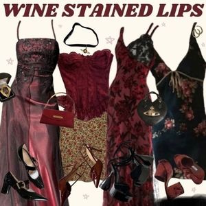 Wine stained lips style mystery box